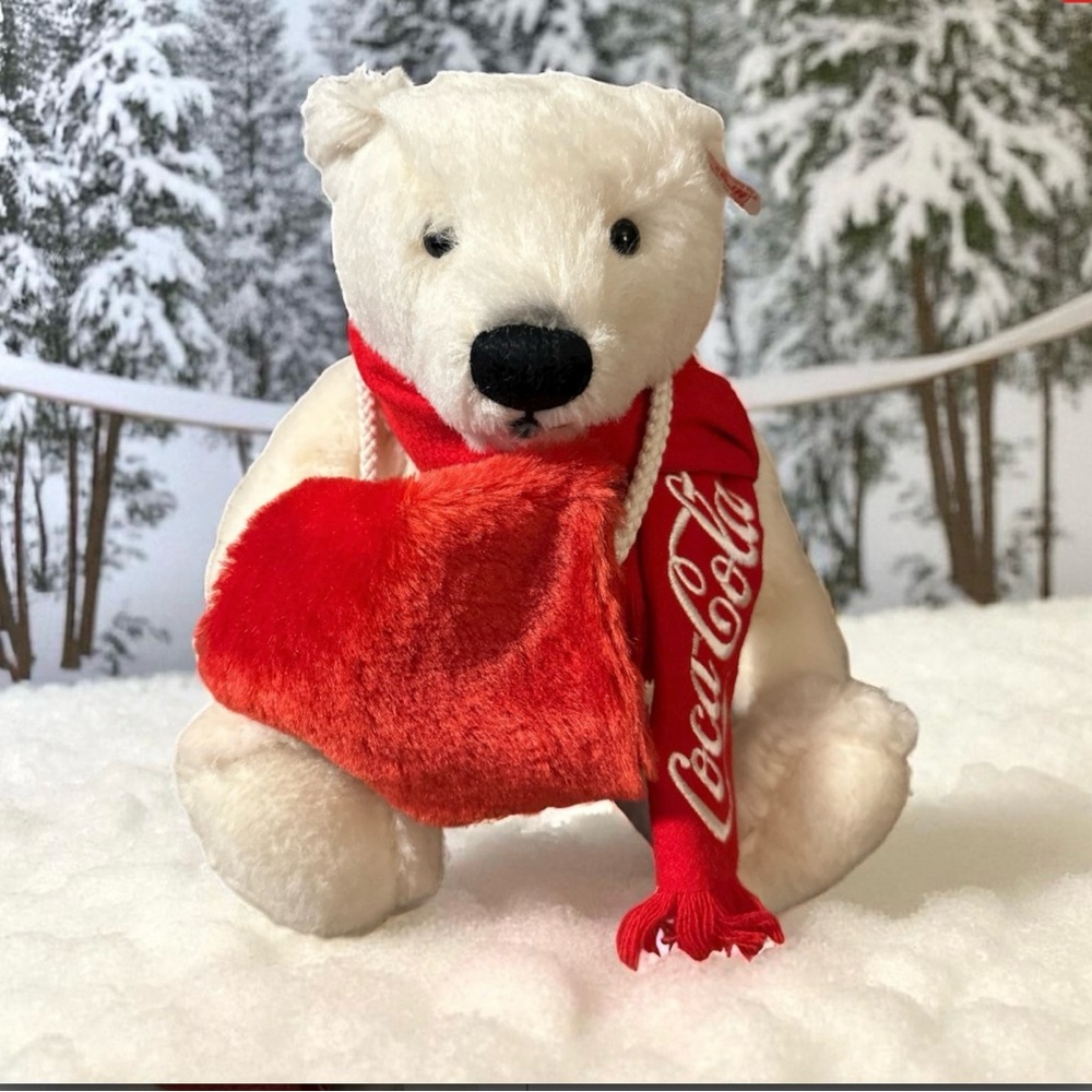Coca-Cola Steiff Bear with Red Accents